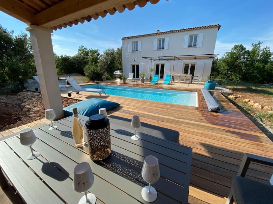 Villa Piscine - Gorges Du Verdon, Lac De Sainte-Croix Régusse Exterior foto